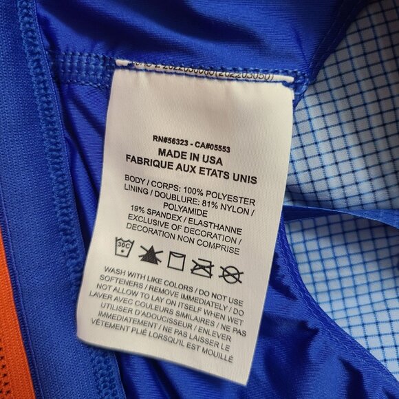 NEW Nike Pro Elite 2" Brief-Lined Running Shorts DA2940-401 Size S Blue Orange - Picture 4 of 5